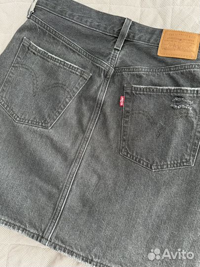 Джинсовая юбка levis