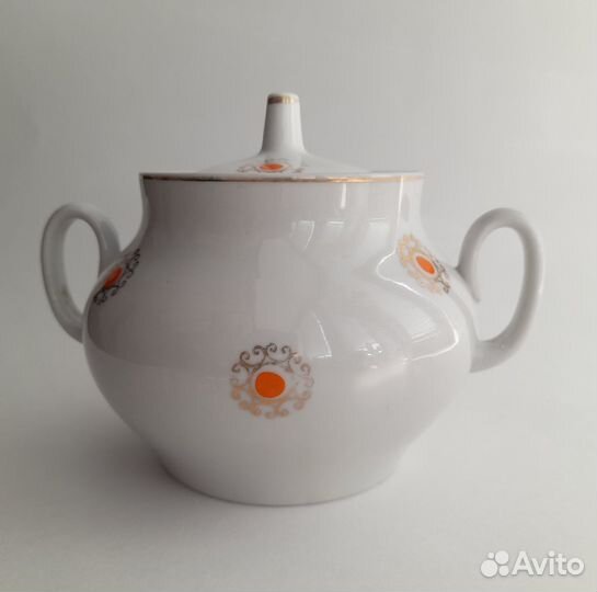Сахарница фарфор СССР, завод 