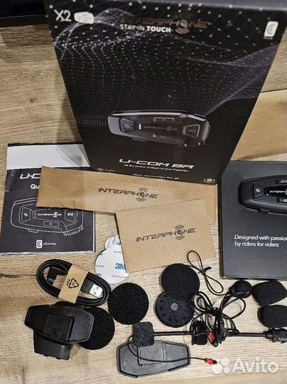 Мотогарнитура Interphone U-COM 8R Mesh 2.0 новая