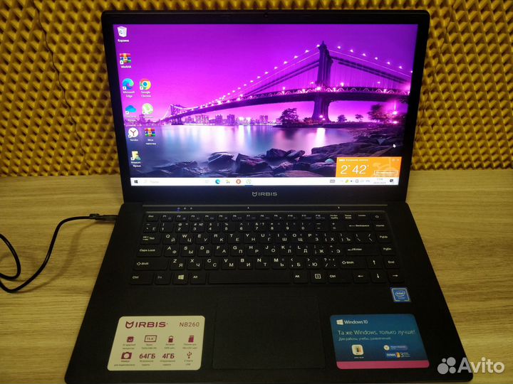 Ноутбук irbis nb 260