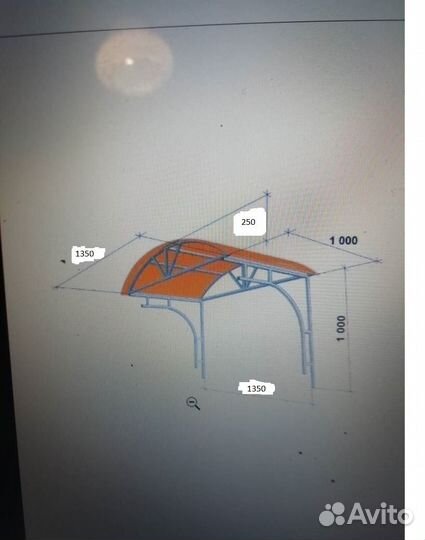 Козырек над дверью/крыльцом