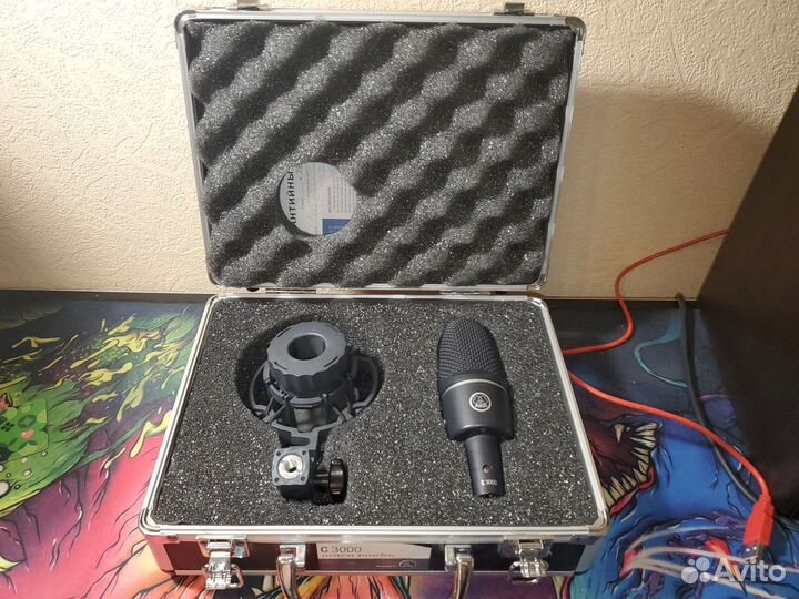 Студийный микрофон akg c3000