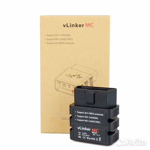 Универсальный сканер Vgate vLinker MC. Bluetooth