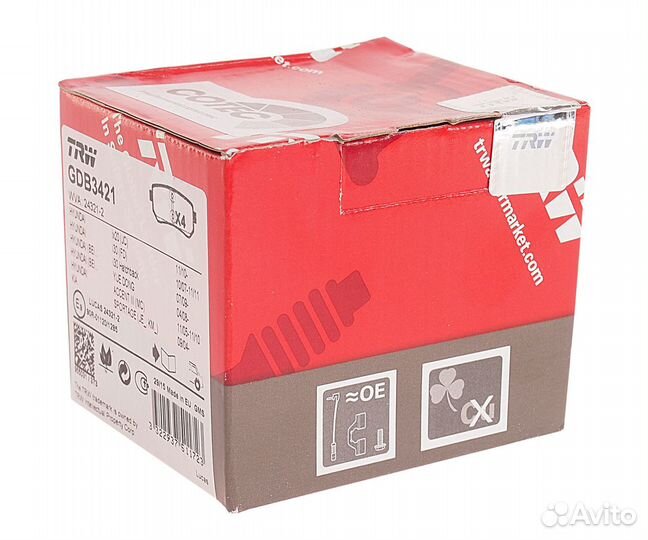 Колодки тормозные hyundai Accent KIA Rio задние TR