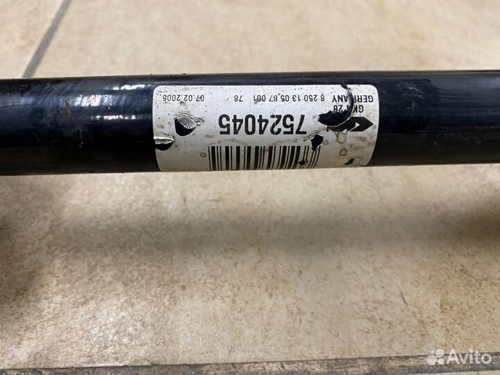 Полуось передняя левая bmw x3 e83 2003-2010