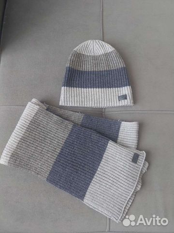 Комплект шапка и шарф для мальчика