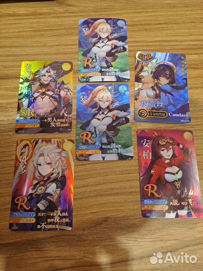 Коллекционные карточки геншин