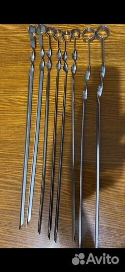 Шампура,и чайный набор фарфор.13,предмет