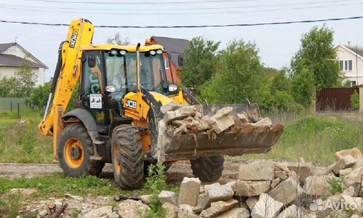 Обочуние на эксковаторе-погрзчике