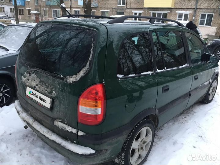 Opel Zafira 1.8 МТ, 2000, 238 000 км