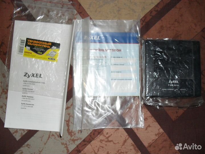 Модем zyxel P660RT2 EE