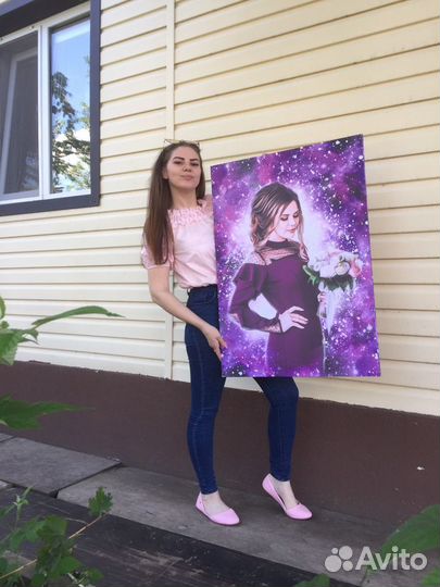 Портрет, картина в Энгельсе по фото на холсте