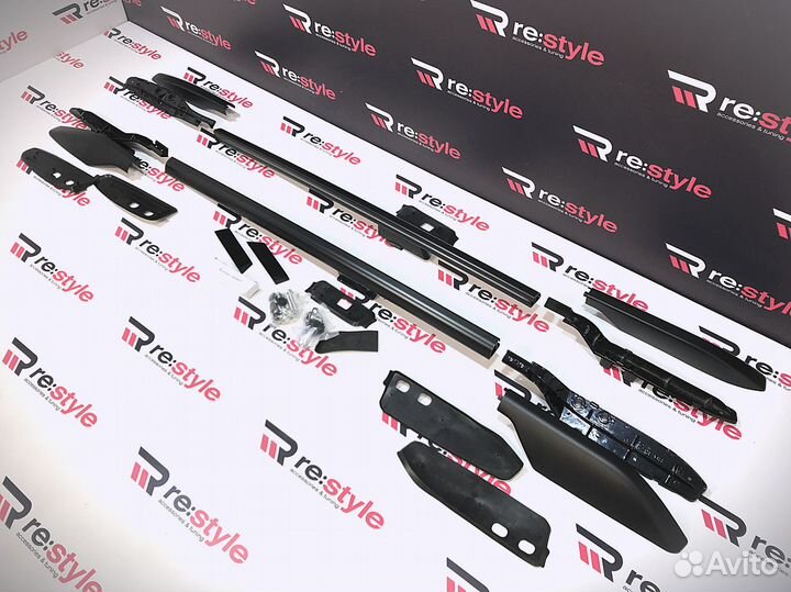 Рейлинги Лексус GX 470 Черные