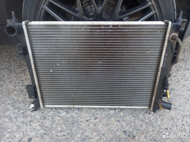 Радиатор охлаждения на hyundai solaris