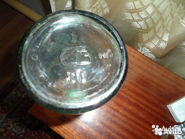 1 л молочная бутылка с крышкой