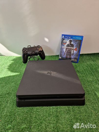 Sony ps4 slim 1tb + игра / сони пс4 слим 1 тб