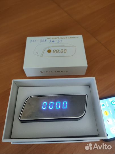 Часы будильник WiFi с камерой