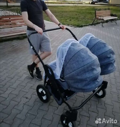Коляска для двойни 2в1