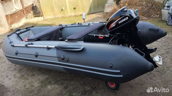 Надувная лодка Таймень 360 с мотором Hidea 9.9