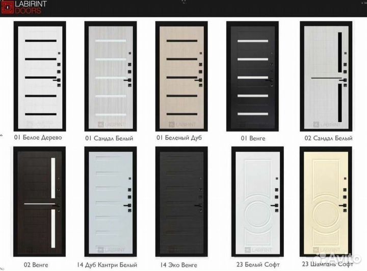 Дверь входная Белая Италия шумо-изоляционная