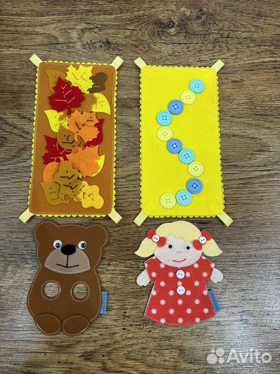 Развивающие игры из фетра