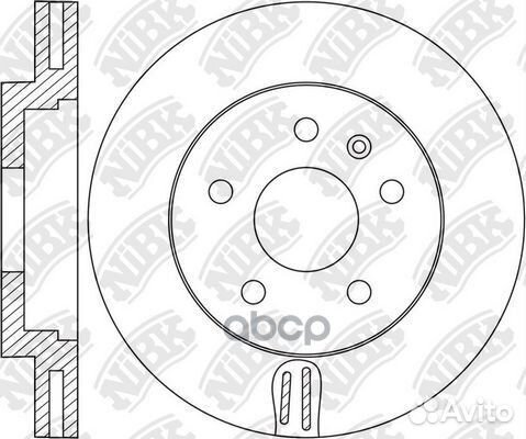 Диск тормозной chevrolet captiva/opel antara 07