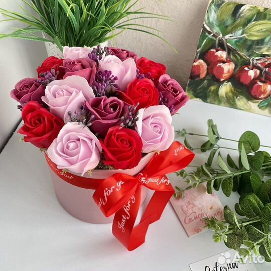 Букеты из 15 и 17 мыльных роз
