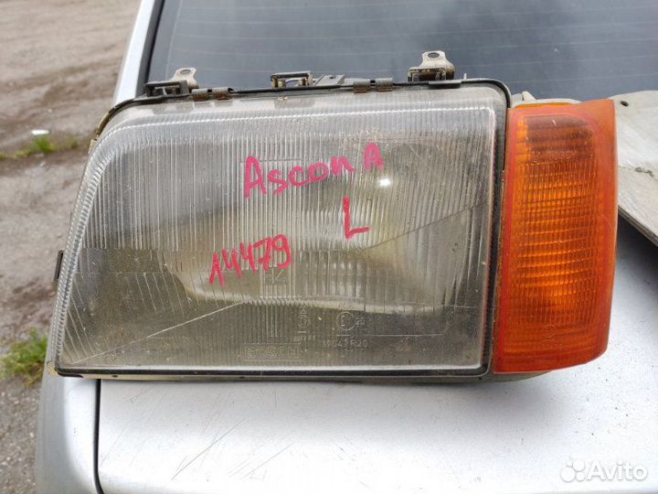 Фара левая Opel Ascona седан 1.7D 1987