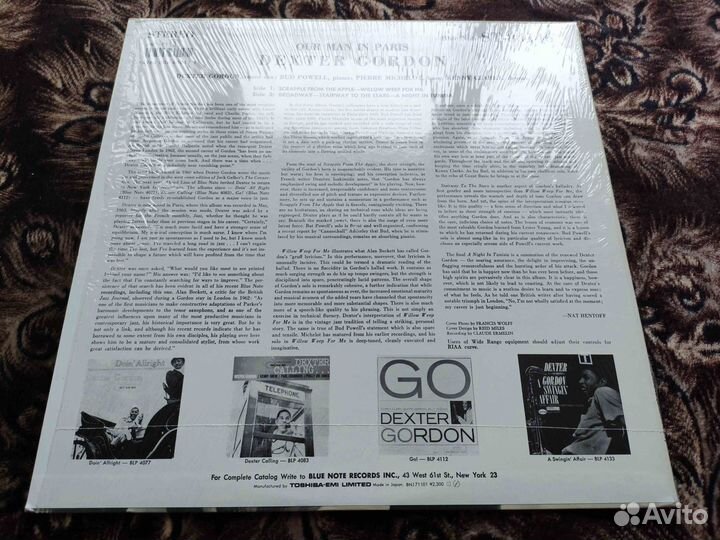 Dexter Gordon – Our Man In Paris – Japan 1986 OBI