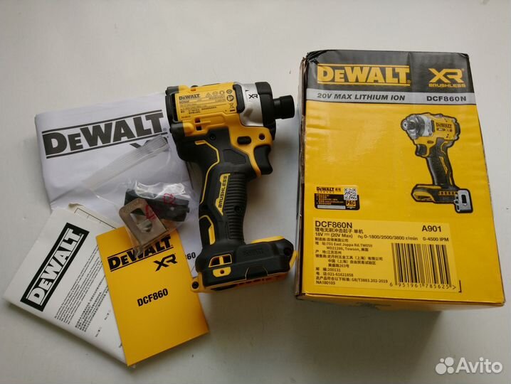 Винтоверт dewalt DCF860