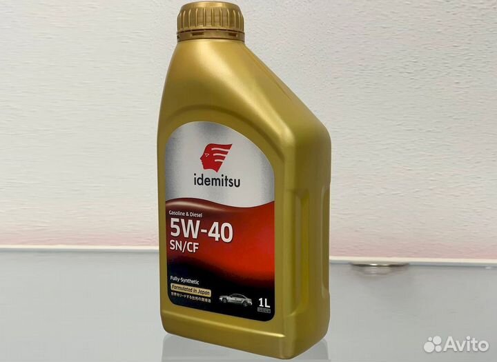 Масло моторное idemitsu 5W-40 Fully-Synthetic SN/C