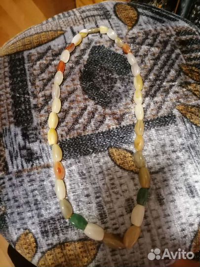 Бусы из агата