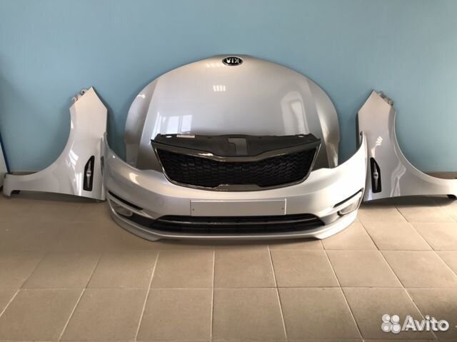 Ноускат на Kia Rio 2015 в любой цвет кузова