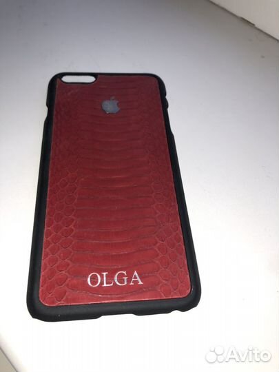 Новый чехол на iPhone 6plus из кожи питона