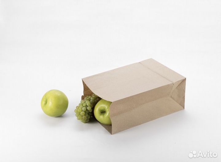 Пакеты бумажные крафт 17*9*6,5. 50шт