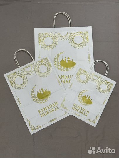 Крафт пакеты с ручками