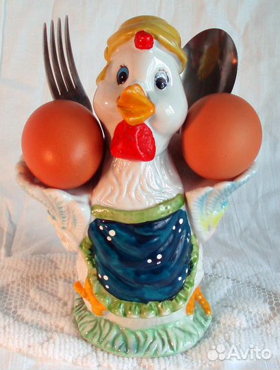 Керамическая Пасхальная курочка