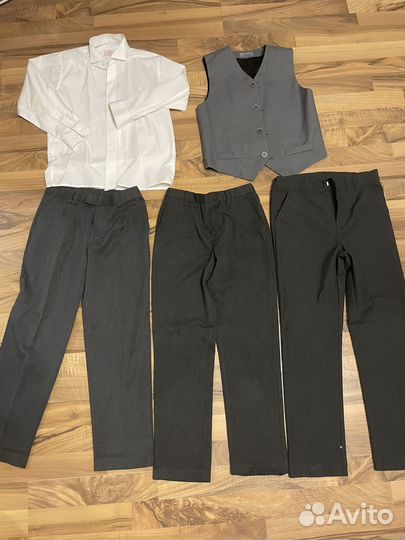 Школьная форма серая