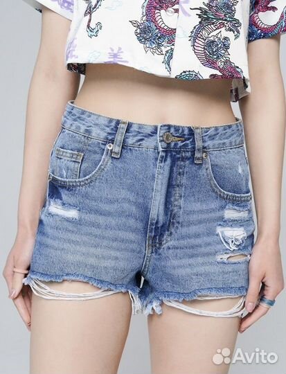 Шорты джинсовые