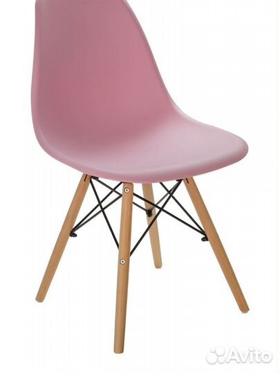 Стул в стиле eames DSW,розовый