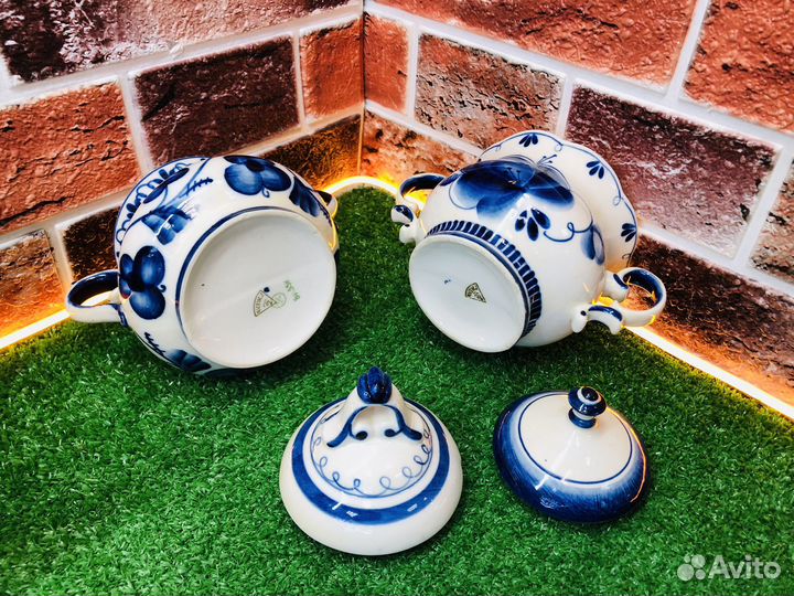 Z.12941 Чайный сервиз Гжель 10 предметов