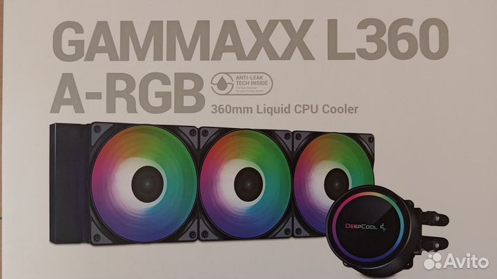 Водяное охлаждение сжо DeepCool Gammax L360 A-RGB
