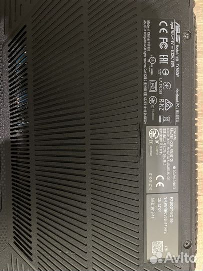 Игровой ноутбук Asus tuf gaming fx505dy