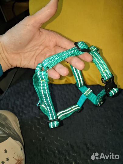 Анатомическая шлейка и поводок-перестежка