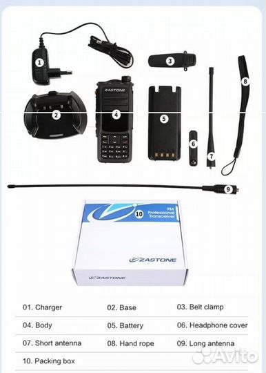 Радиостанция Zastone UV008 DMR AES256