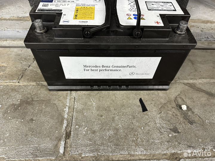 Аккумулятор mercedes