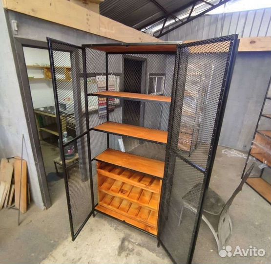 Стеллаж в стиле лофт