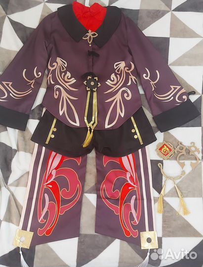 Костюм Ху Тао геншин импакт косплей