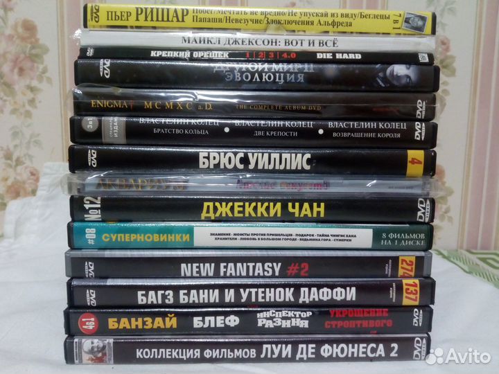 DVD фильмы. Много