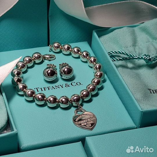 Tiffany Серьги Браслет Оригинал Новые